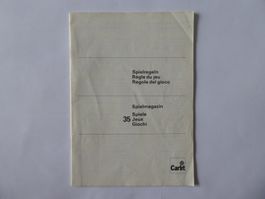 Heft 35 Spielregeln Eile m. Weile, Halma uvm, Carlit, d,f, i