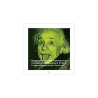 Albert Einstein IQuote Kunstdruck