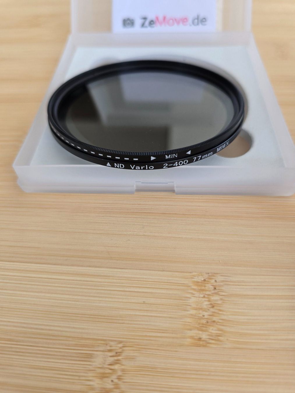 Filtri: Dynamischer ND2 - ND400 Filter 77mm – Nuovo e nell'imballaggio originale da Rorschacherberg venduto da Scharfeegge 1