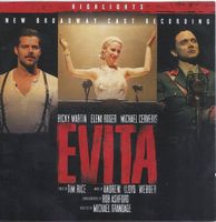 Filmmusik: Evita (Highlights Broadway Cast) CD