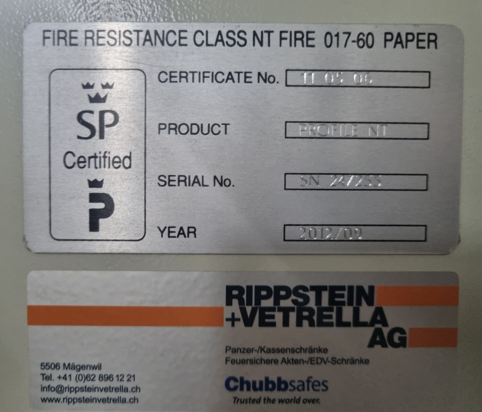 Armadi: Feuerfester Aktenschrank – Usato da Dübendorf venduto da topo73 3