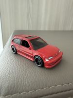 Hot Wheels Honda Civic EF rossa - Modellino da collezione!