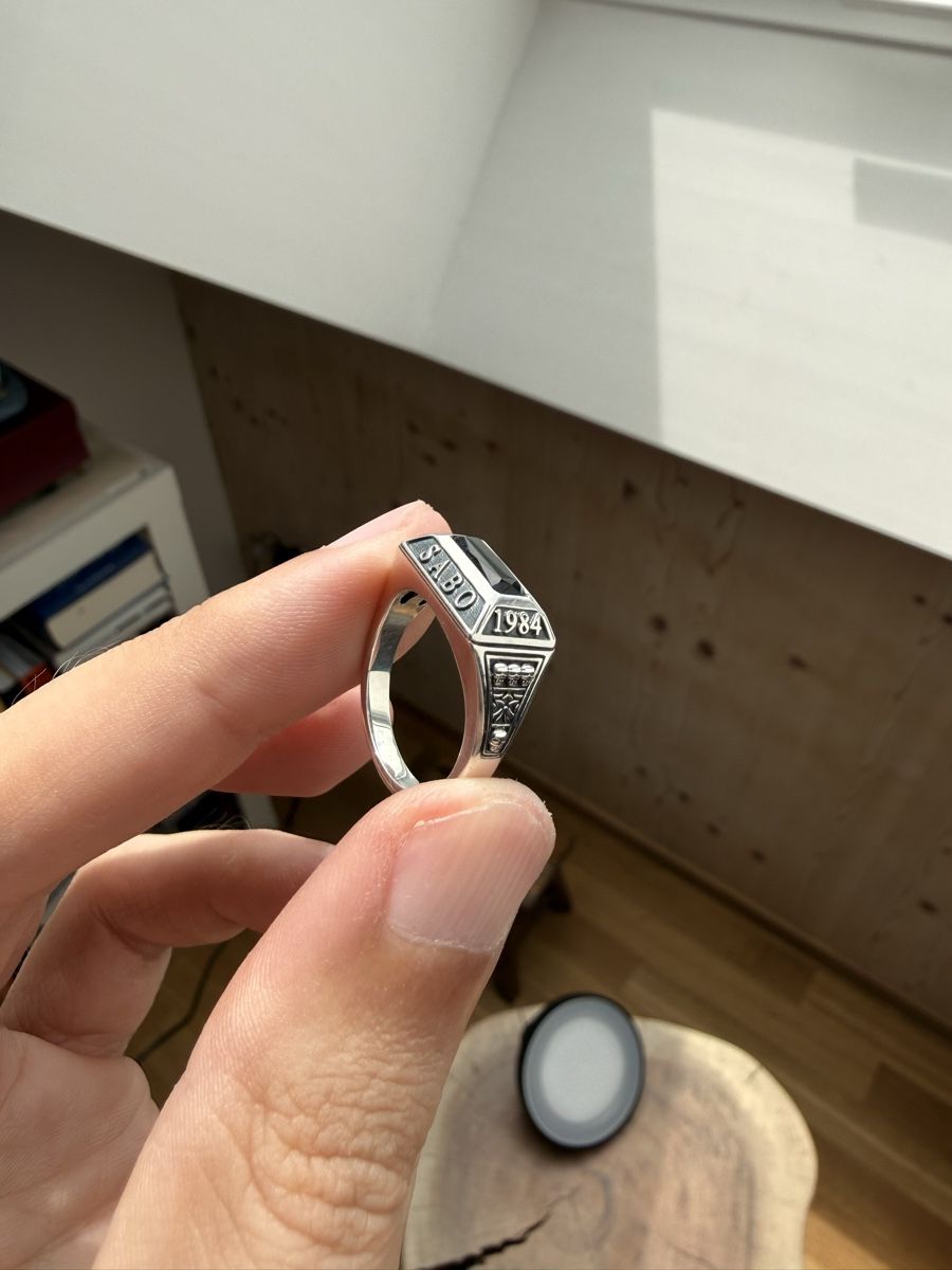Thomas Sabo Anelli: Thomas Sabo Ring mit schwarzem Stein – Nuovo (secondo la descrizione) da Knonau venduto da Danyboy30 2