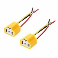 2 Stück Auto Scheinwerfer Anschlussstecker H4-Lampe