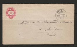 CH011 - Tübli Brief 10 ct. de Uster à Moudon
