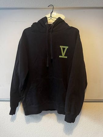 Vert Hoodie L Schwarz Grün
