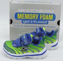 😎 NEUF 😎 Skechers Mousse à mémoire de forme Baskets  P: 23