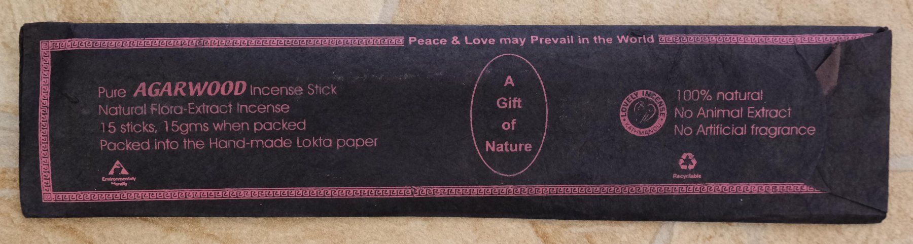Candele: 5 Pack Räucherstäbchen aus Nepal Handmade Papier mit Blüte – Nuovo (secondo la descrizione) da Zürich venduto da Masala-Oase 7