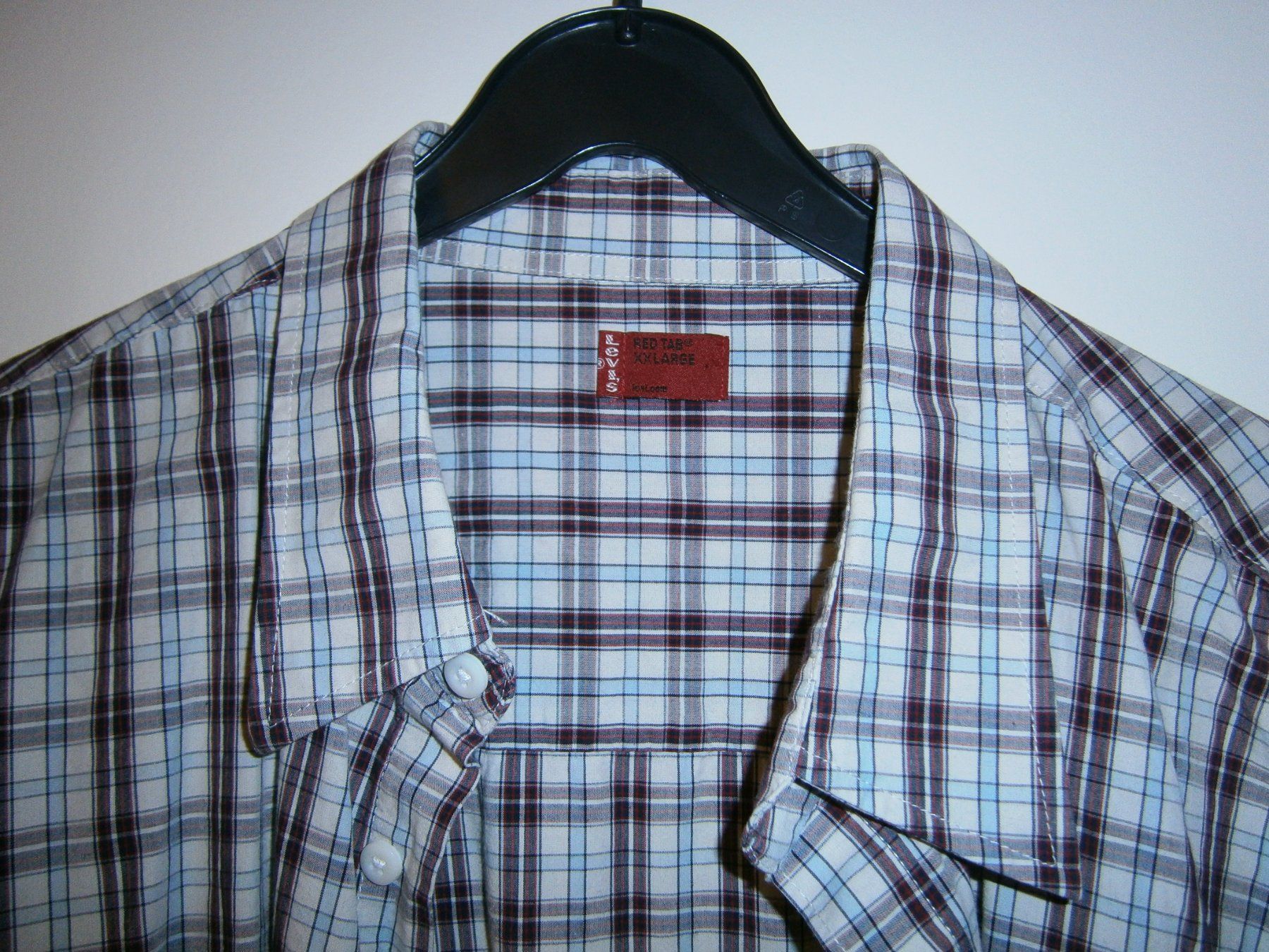 Levi's Camicie: Hemd Langarm / Levis, Gr. XXL, Karomuster, 100% Baumwolle – Usato da Schliern b. Köniz venduto da Hoehlenforscher 1