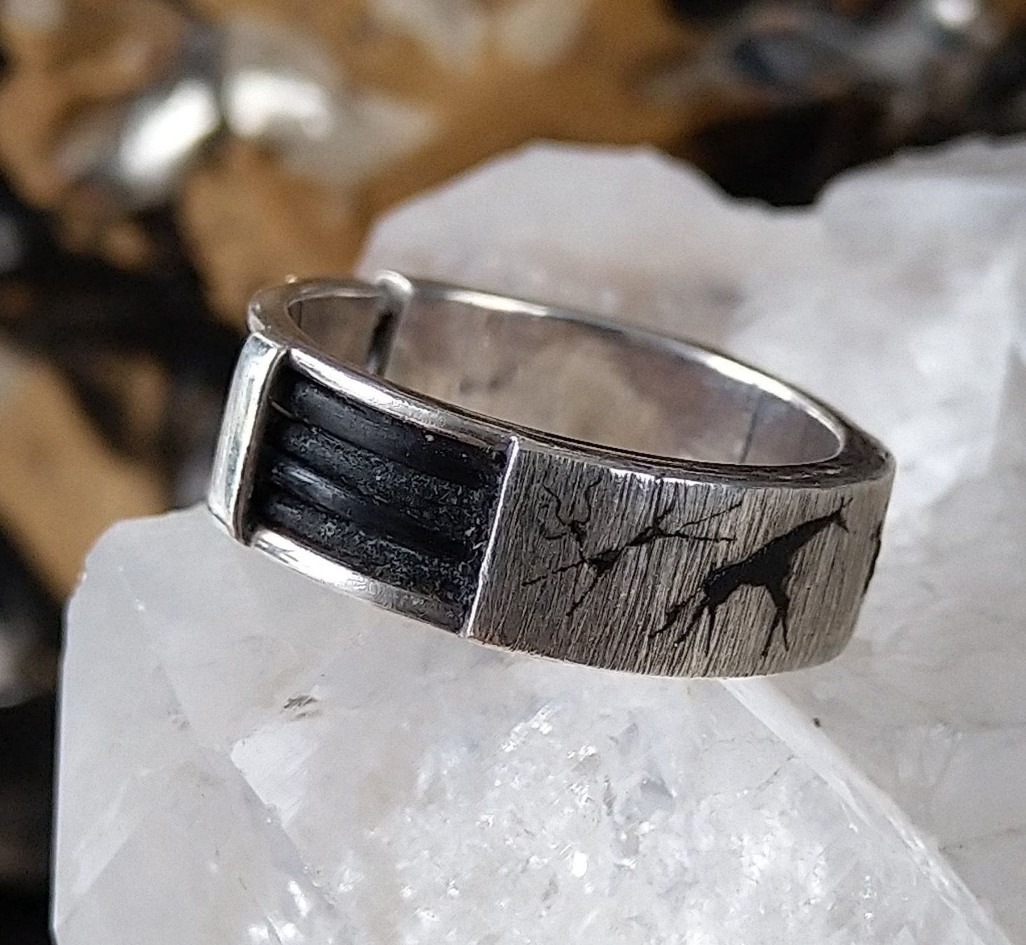 Anelli: XL RING AFRIKANISCH 925 SILBER – Usato da Romanshorn venduto da Glitzer-Paradies 2