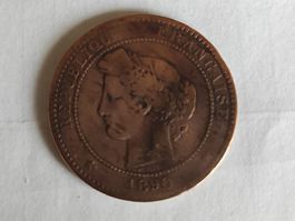 10 centimes françaises type Cérès 1890