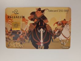 Telefonkarte Belgien "Disney"