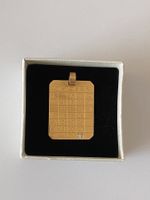 Anhänger Oktober mit Brillant am 28., Gelbgold 18 Karat