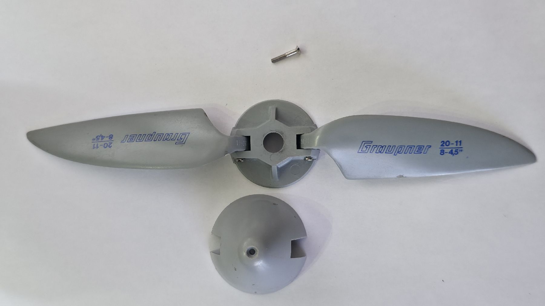 Modellismo RC: RC Graupner Klappluftschraube 8x4.5" Spinner – Usato da Grüningen venduto da scotus82 1