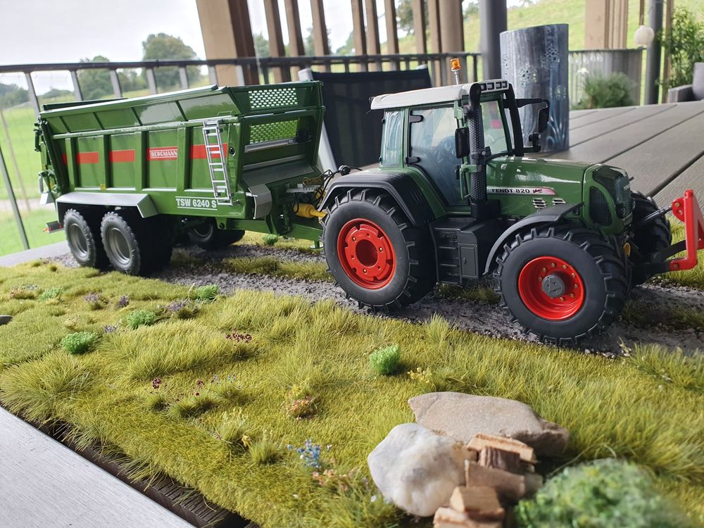 Diorama 1:32 Landwirtschaft Feldweg passt zu Fendt Siku UH | Kaufen auf