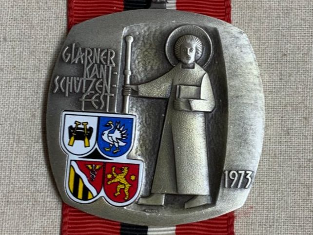 Medaillen: Glarona - "Glarner Kant-Schützenfest - 1973". – Gebraucht aus Sorengo von 74in 1