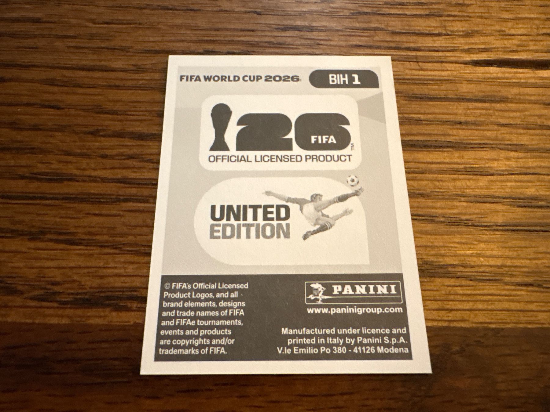 Panini Carte collezionabili: Panini 2026 BIH 1 – Nuovo (secondo la descrizione) da Elsau venduto da Cerry81 1