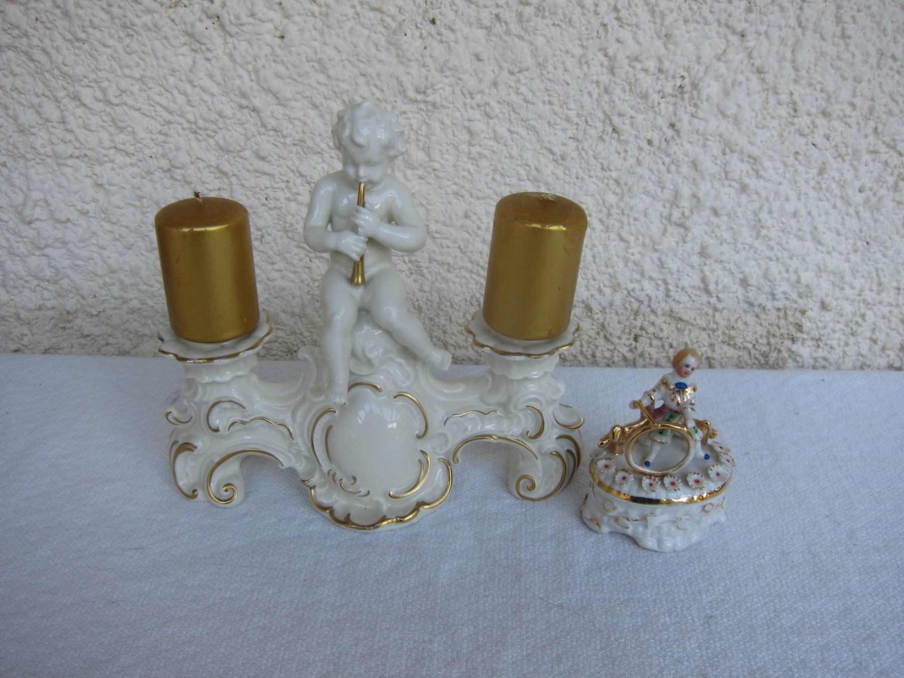Statuette: Porzellan Kerzenhalter – Usato da Regensdorf venduto da Eri8057