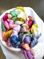 Stickgarn Garn  50x  Kreuzstich  Knüpfen   + gratis Nadeln