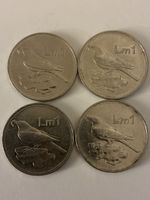 Nr. 41: 4 x 1 Lira, maltesische Lira, 1986