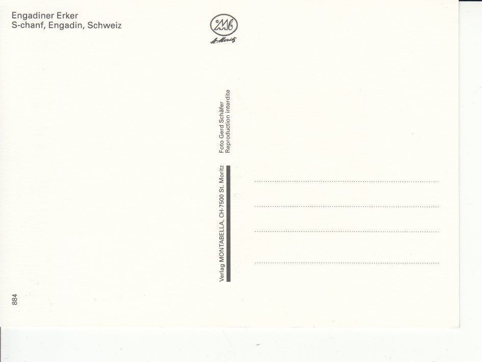 Cartoline postali: Engadin 5 um 1995 – Usato da Bürglen TG venduto da StampGraf 1
