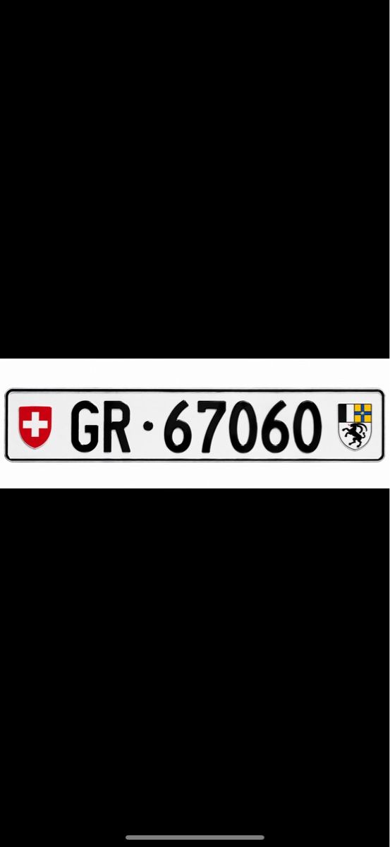 Schilder: GR Autonummer / GR 67060 – Gebraucht aus Domat/Ems von leo_nc9q