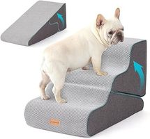 Hundetreppe für kleine Hunde 35/42cm, Haustiertreppe 3 Stufe
