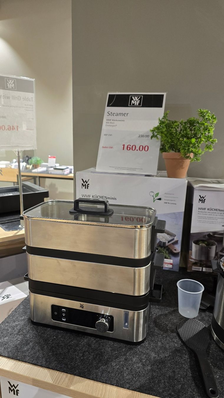 WMF Elettrodomestici da cucina: Steamer, Dampfgarer Mini von WMF, Metall – Usato da Locarno venduto da Bbamboo