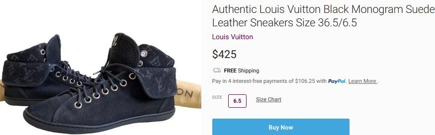Louis Vuitton Scarpe da donna: Louis Vuitton Sneakers  .37 – Usato da Collonges venduto da Auganien 9