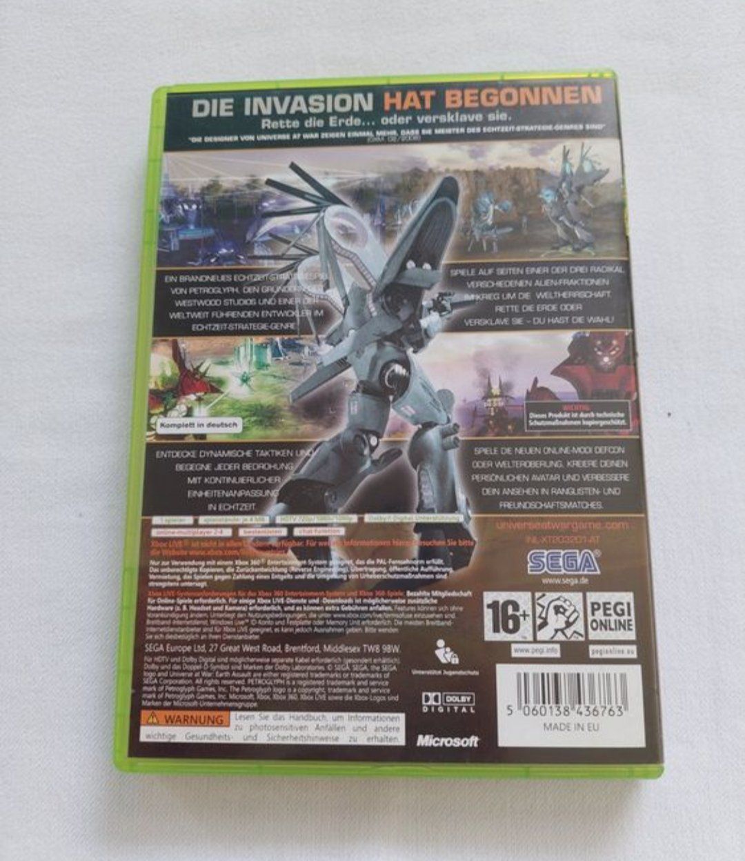 Giochi: Universe at war XBOX 360 – Usato da Köniz venduto da Gamecollect 2