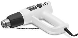 Heissluftföhn mit 2 Stufen 60 - 350°C oder 60 - 600°C