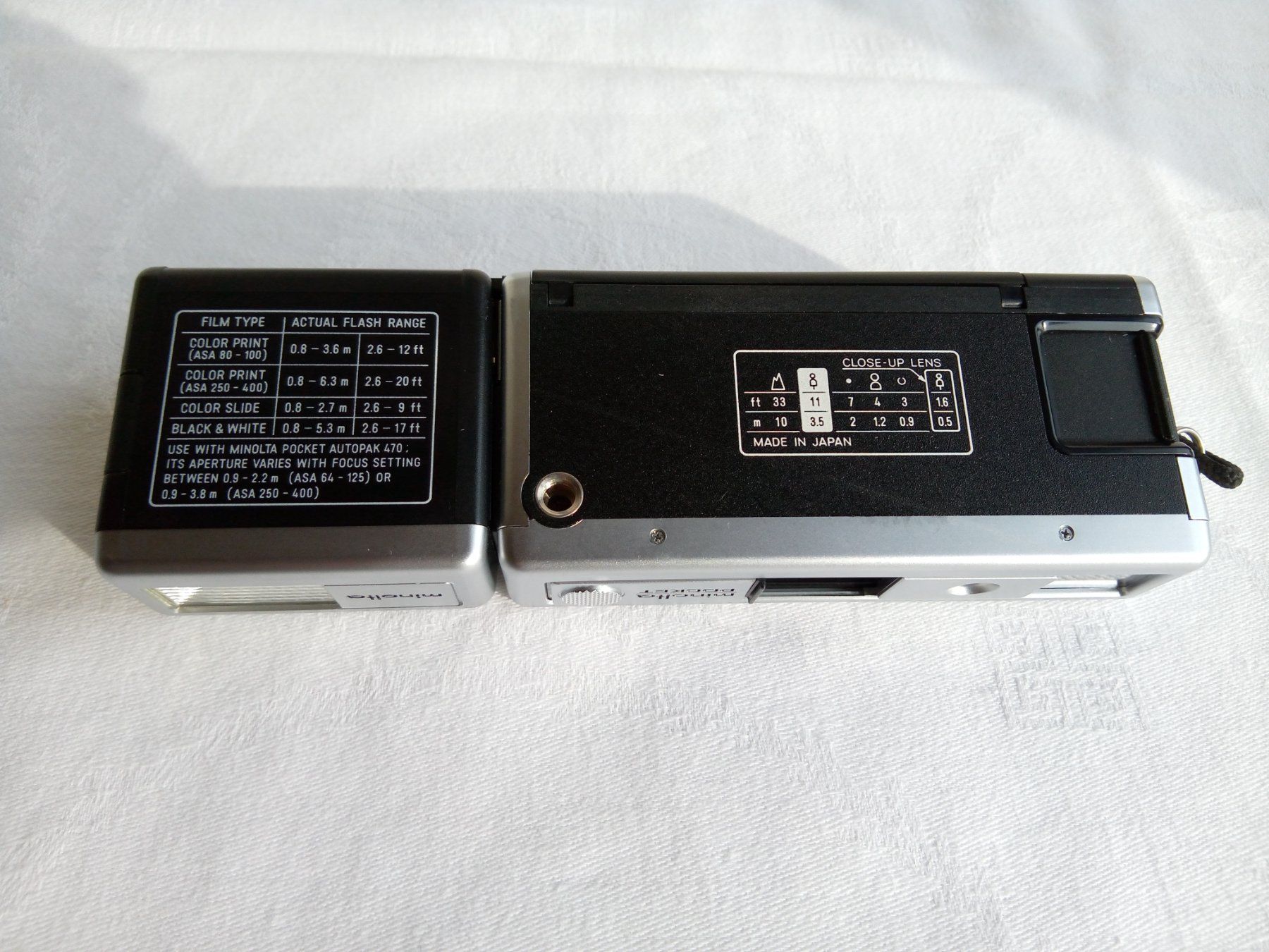 Minolta Fotocamera: Minolta Pocket Autopak 470 – Usato da Pratteln venduto da Zund-88-Funken 1