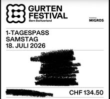 1Tages-Gurtenfestival Ticket Samstag