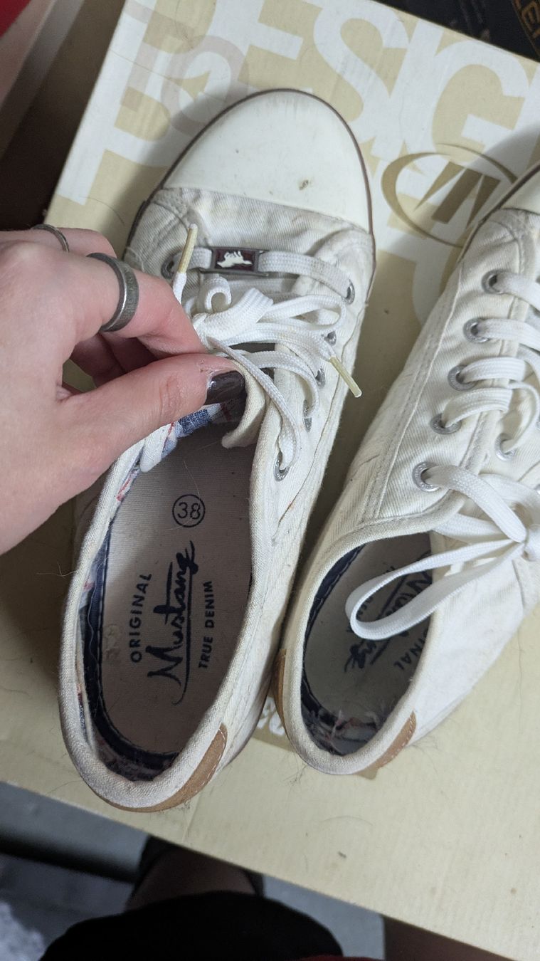 Mustang Scarpe da uomo: MUSTANG Schuhe weiss – Usato da Morgarten venduto da rra_jvw7 1