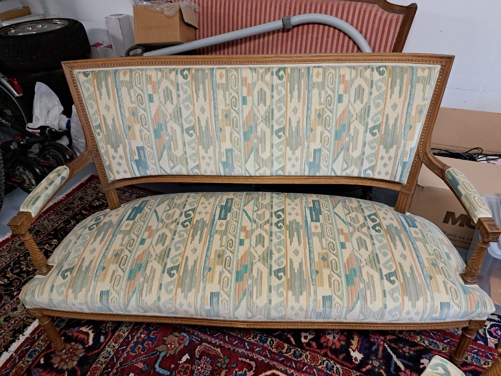 Divani: Antikes Sofa mit 2 Sessel, Louis-Philippe Stil – Usato da Wattwil venduto da Piusj 3