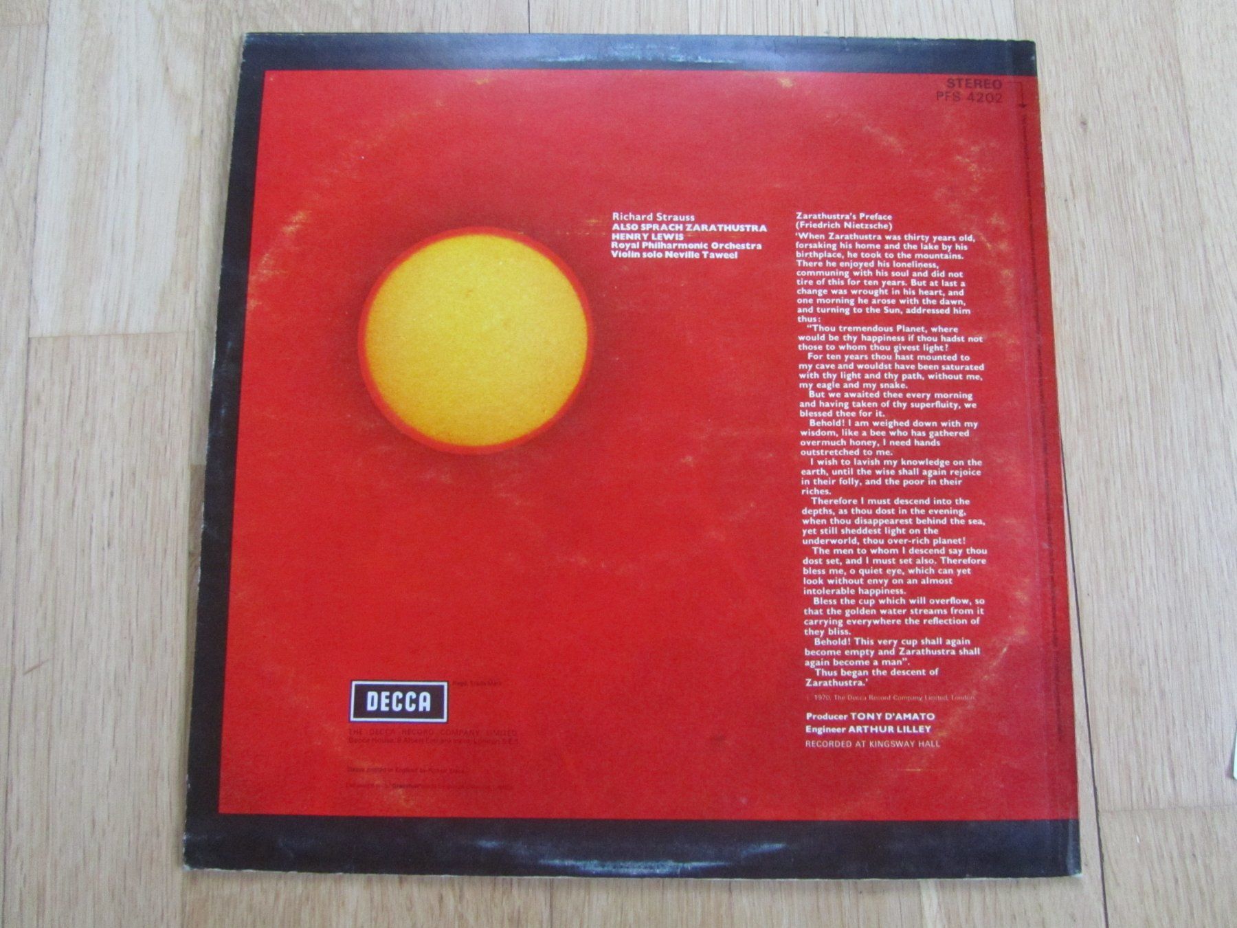 Dischi in vinile: Also Sprach Zarathustra - phase4stereo - Vinyl – Usato da Seengen venduto da mikelele 3