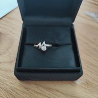 Silberring mit Stein ca. Gr. 54
