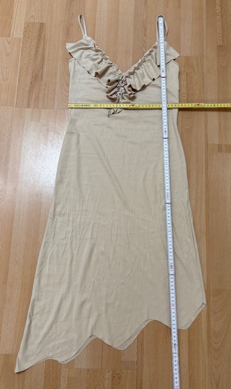 Vestiti: Kleid - Wildleder Imitat - hell beige - Grösse T1 – Usato da Zofingen venduto da Justizia_01 2