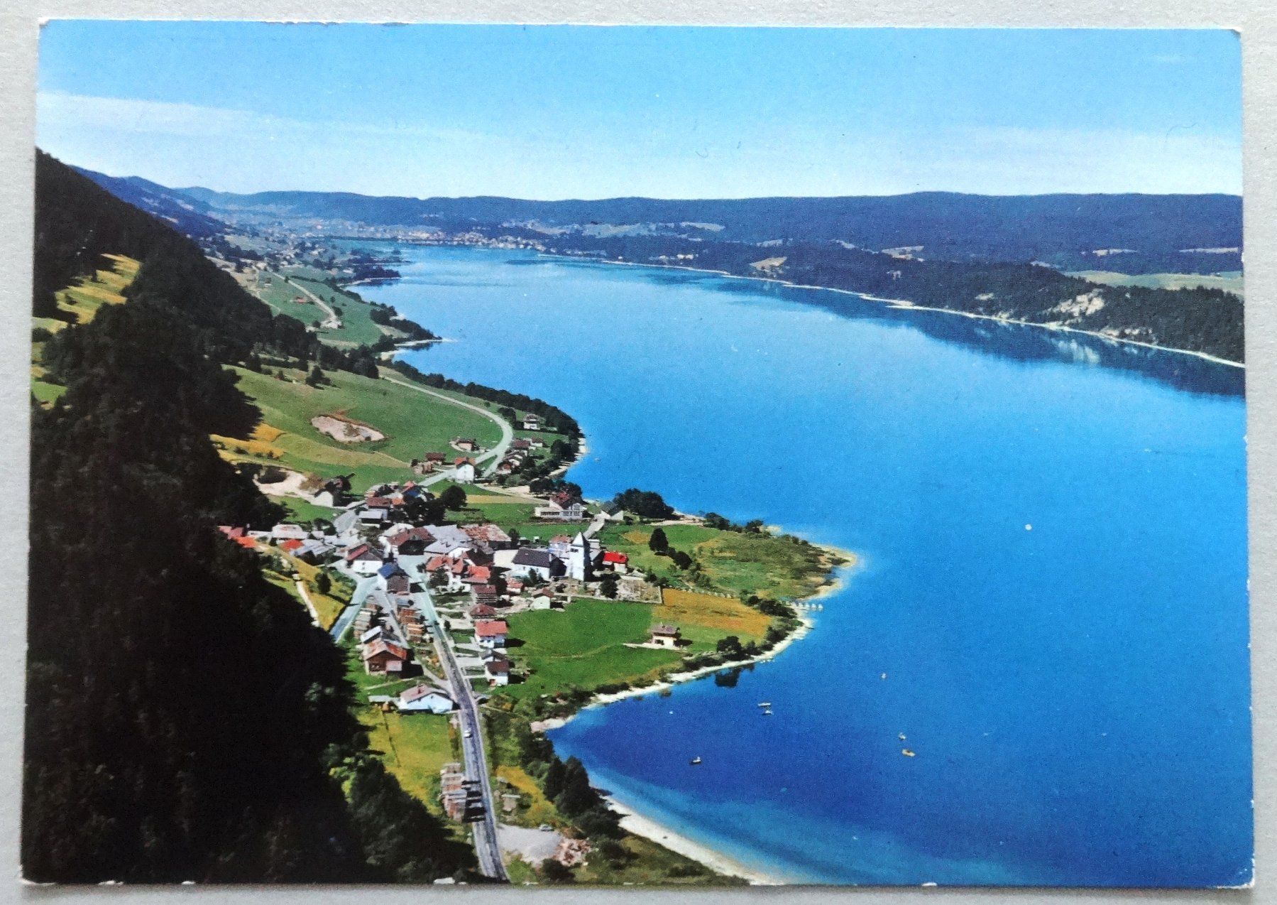 Cartoline postali: L' Abbaye et le lac de Joux – Usato da Fétigny venduto da Billy2miny