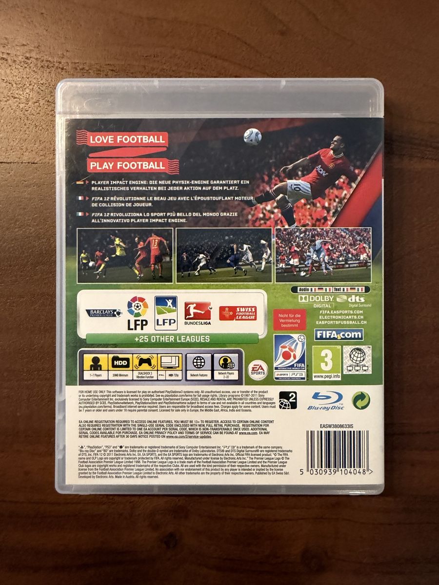 Sony Giochi: FIFA 12 für PS3 – Usato da Thunstetten venduto da Virus_33 2