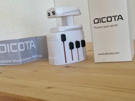 Adaptateur voyage universel Dicota World Adapter PRO+ USB