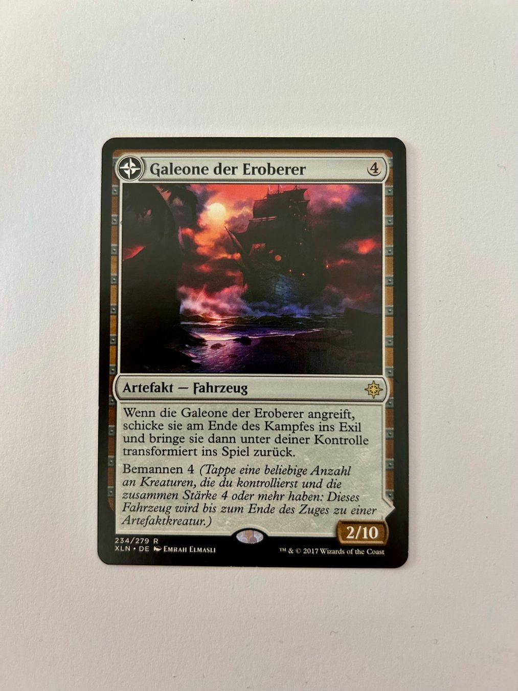 Magic The Gathering Carte collezionabili: MTG - Galeone der Eroberer - Ixalan - DE – Usato da Wangen an der Aare venduto da SG94