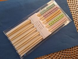 Japanese bamboo anti-slip CHOPSTICKS/Stäbchen!