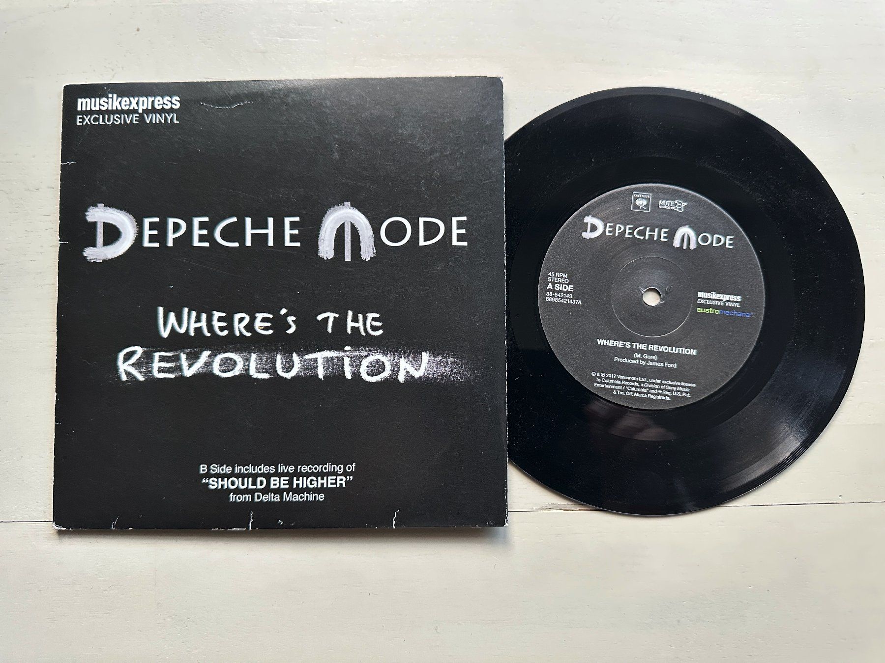 Schallplatten: DEPECHE MODE rare Where's the revolution Single Kult Top – Gebraucht aus Basel von Partridge
