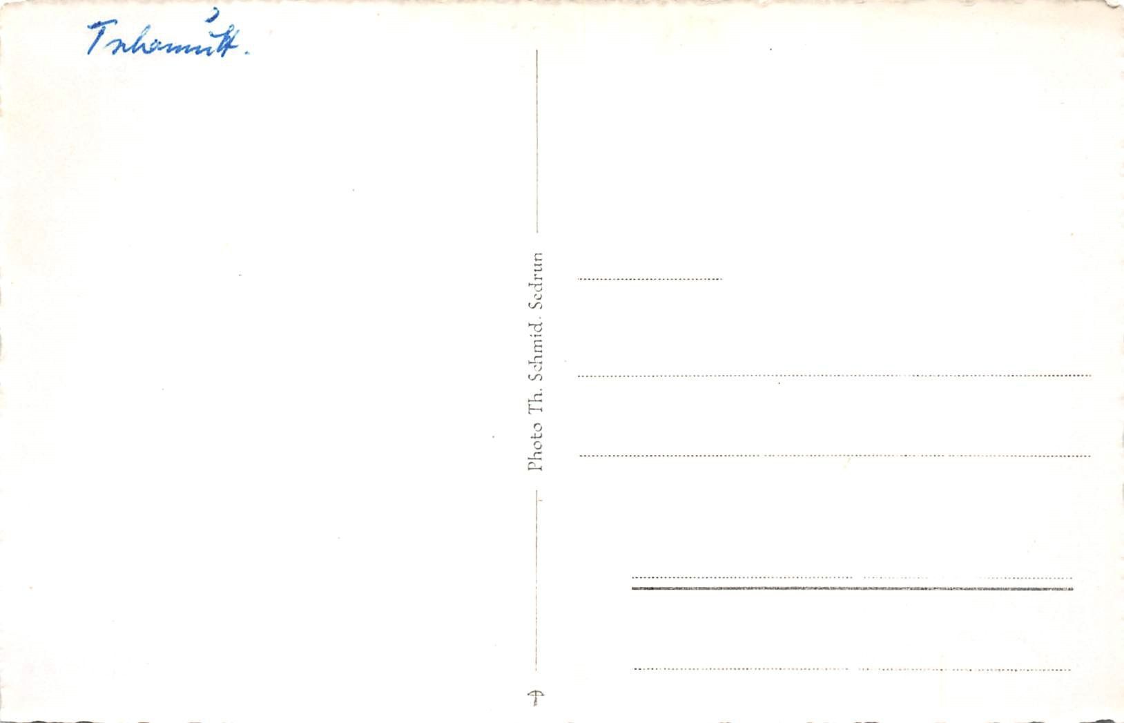 Cartes postales: Tschamutt – D'occasion à Ottikon b.Kemptth. par Neptun1974 1