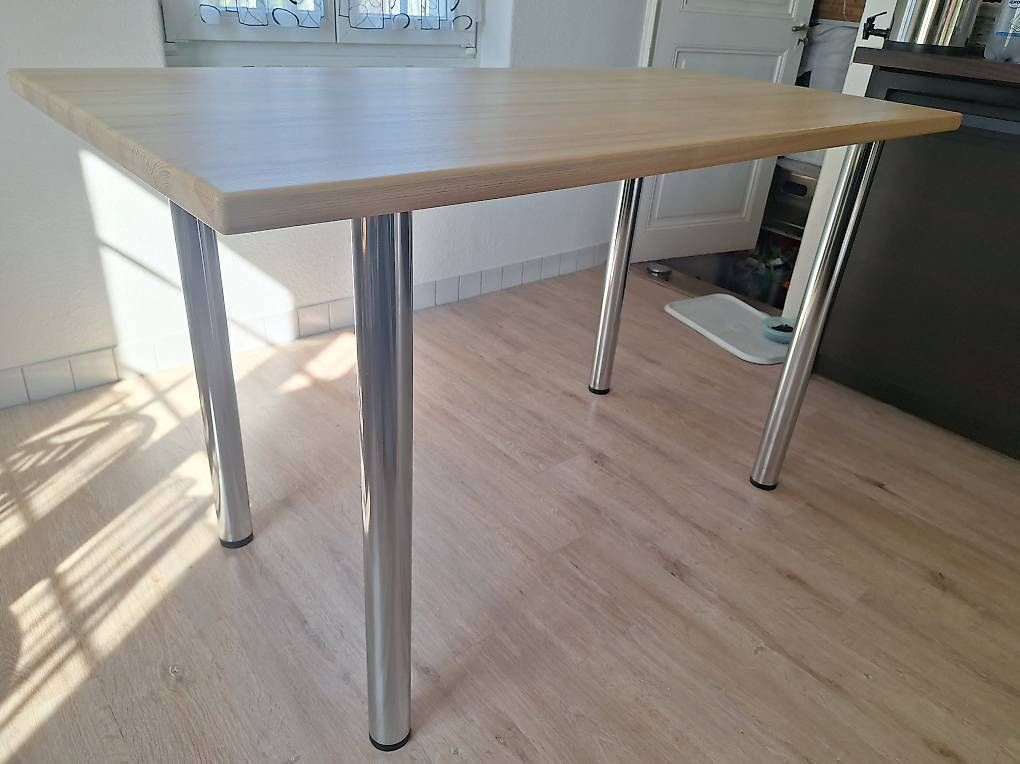 Tavoli: Table haute en frêne blanc – Usato da Perroy venduto da sib_rrf2