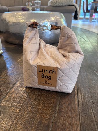 Lunch Bag beige und Isolierter Folie innen