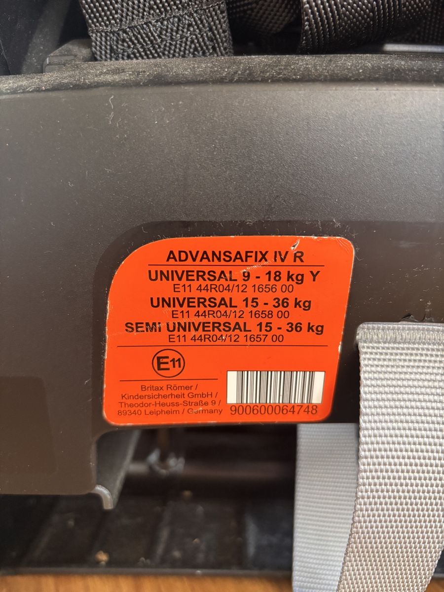 Britax Römer Seggiolini per auto: Britax Römer Advansafix IV R – Usato da Luzern venduto da lor_x8hx 7