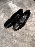 Ballerinas Damen Schwarz Leder Grösse 38 guter Zustand