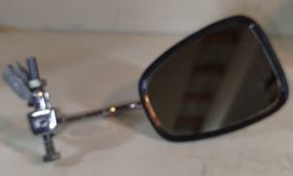 Velo Spiegel, Oldtimer Fahrrad Rückspiegel, Chrom, (em25)